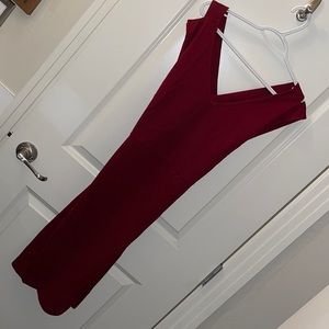 Cross red dress